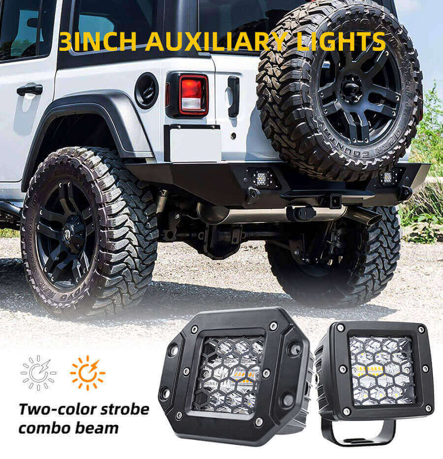 Luces de zanja intermitentes Compa&ntilde;&iacute;a de doble color JG-995TW-B-BS Detalles