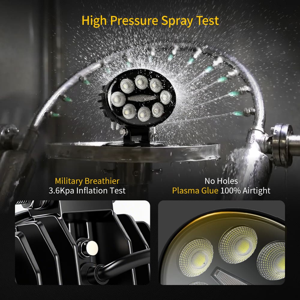 Luces de trabajo LED ovales de 5.5 pulgadas 27W para tractores-970-zh-8