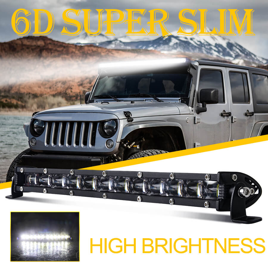 6D Super Slim Single Fila 8-50 pulgadas Barra de luz LED -JG 9610Z Tama&ntilde;o (2)