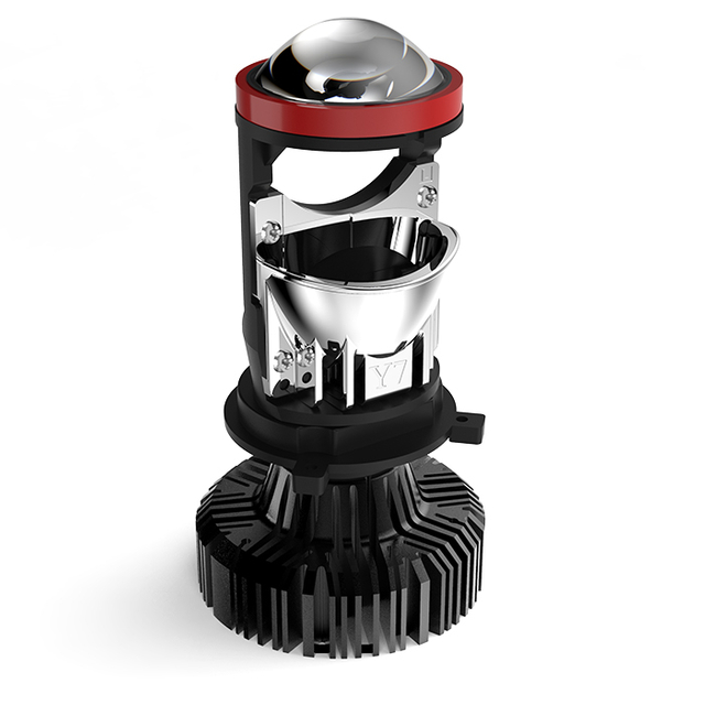 3 colores Derecho/Left Trip H4 Mini Proyector JG-Y7S