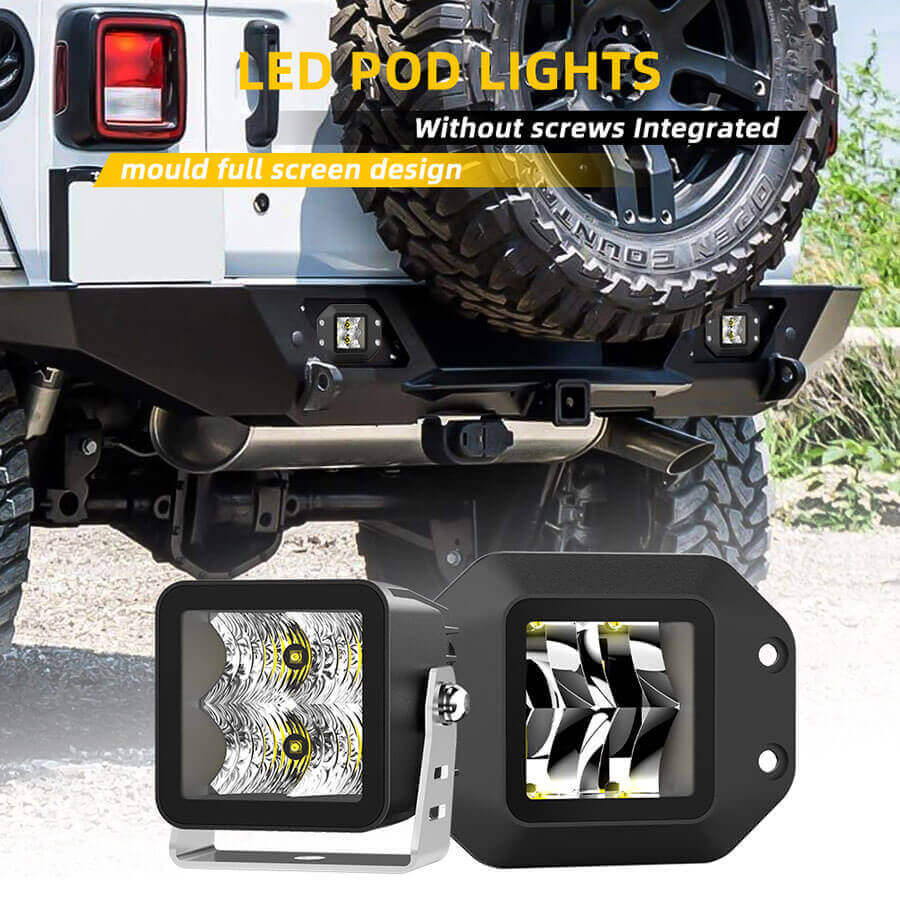 Detalles del fabricante de luces de vainas de 3 pulgadas JG-995-CF-FS