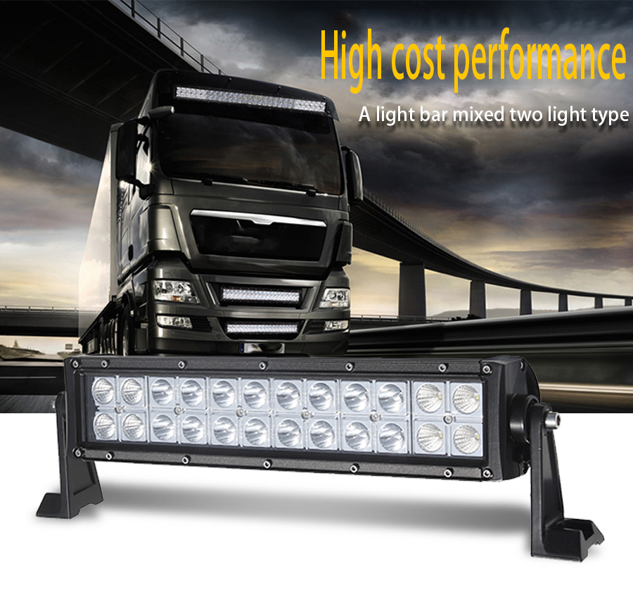 Barra de luz LED de doble fila cl&aacute;sica JG-9624 Detalles