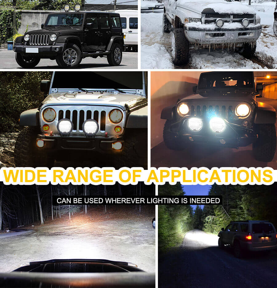 Luz de luz de doble fila de 9 pulgadas Beads Combo Combo LED Luz de conducci&oacute;n JG-903L Aplicaci&oacute;n