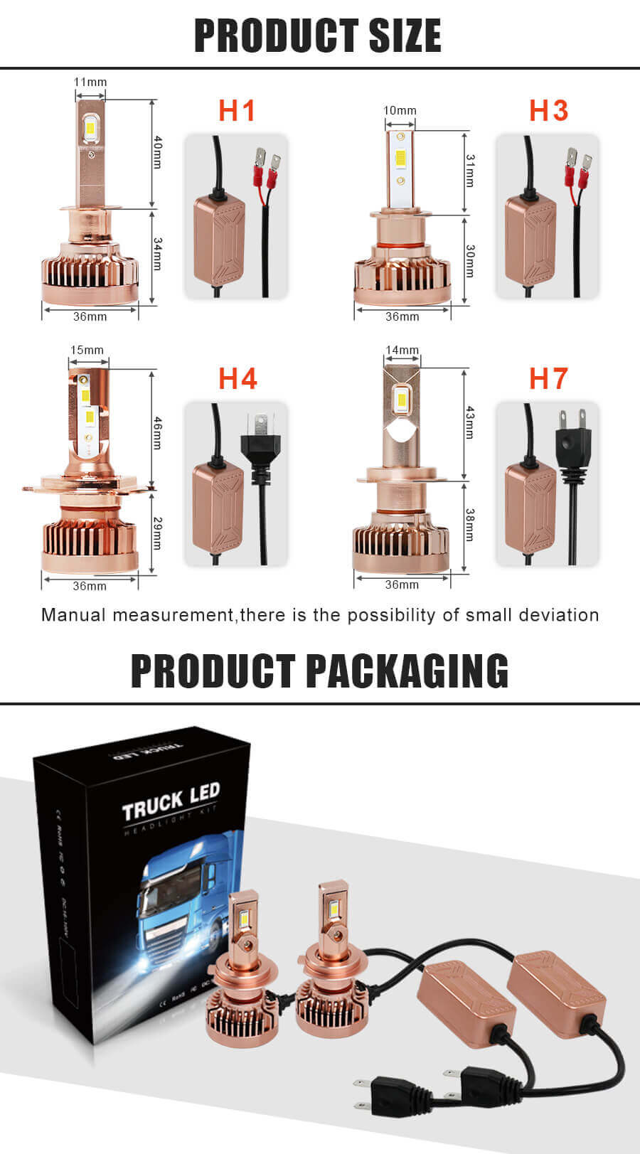 Tama&ntilde;o de bombilla de faros de cami&oacute;n de voltaje salvaje JG-GT5