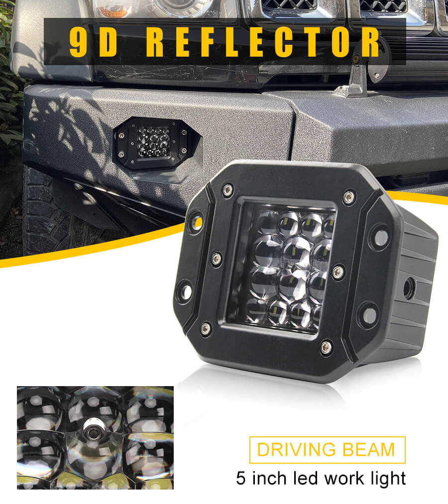 POLAS DE LED DE MONTAJE DE FLUSH DE FLUSO QUAR JG-995DW-14 Detalles