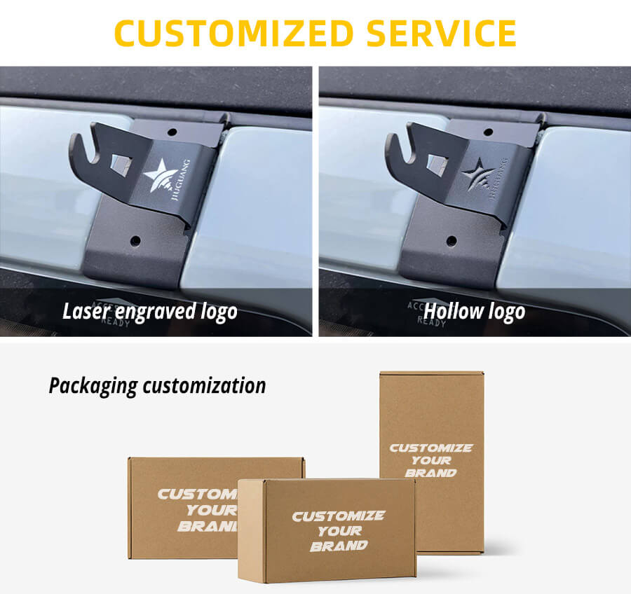 2021-2022 Ford Bronco 42 Soporte de techo delantero para el tama&ntilde;o de la barra de luz LED