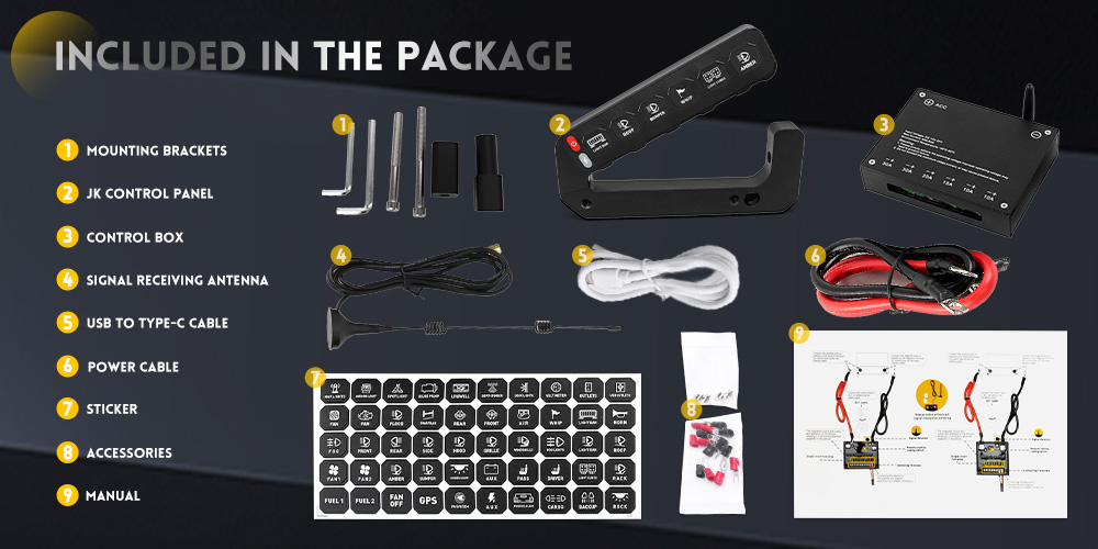 Panel de interruptor 4x4