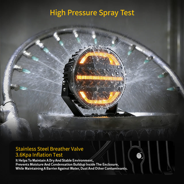 Luz de conducción Vant EL de 9 pulgadas con luz de posición dinámica-901V-CG