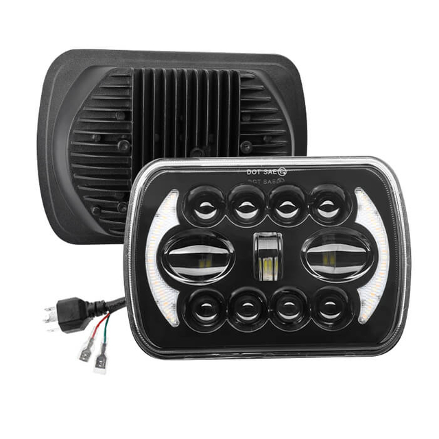 Faros del proyector 7x6 con luces de posición Moom JG-T002YY