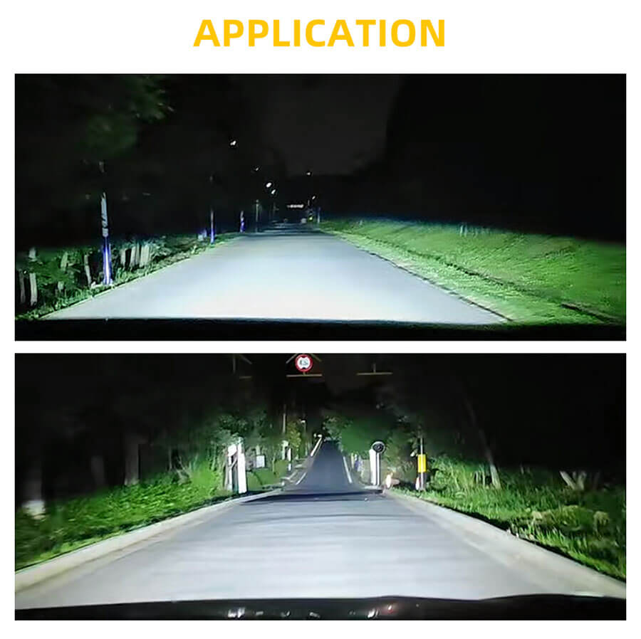 Aplicaci&oacute;n de faro JG-P40-2L de Dual Bi Laser Projector