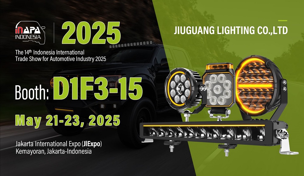 Inpa Indonesia 2025: Descubra luces LED todoterreno de alto rendimiento por Jiuguang
