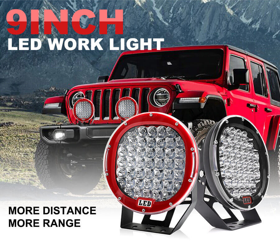 Luz de conducci&oacute;n LED de 9 pulgadas 225W JG-903 Detalles