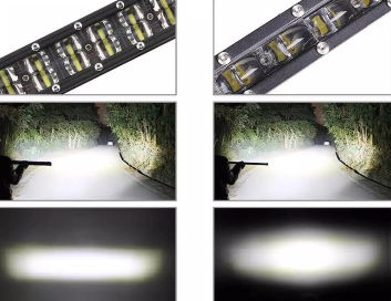 comparaci&oacute;n de luz de barra de luz led