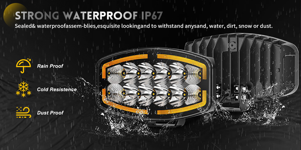 luces de inundaci&oacute;n de camiones