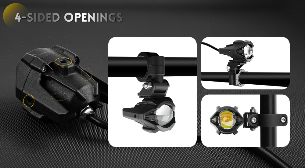 luces de motocicletas de doble deporte