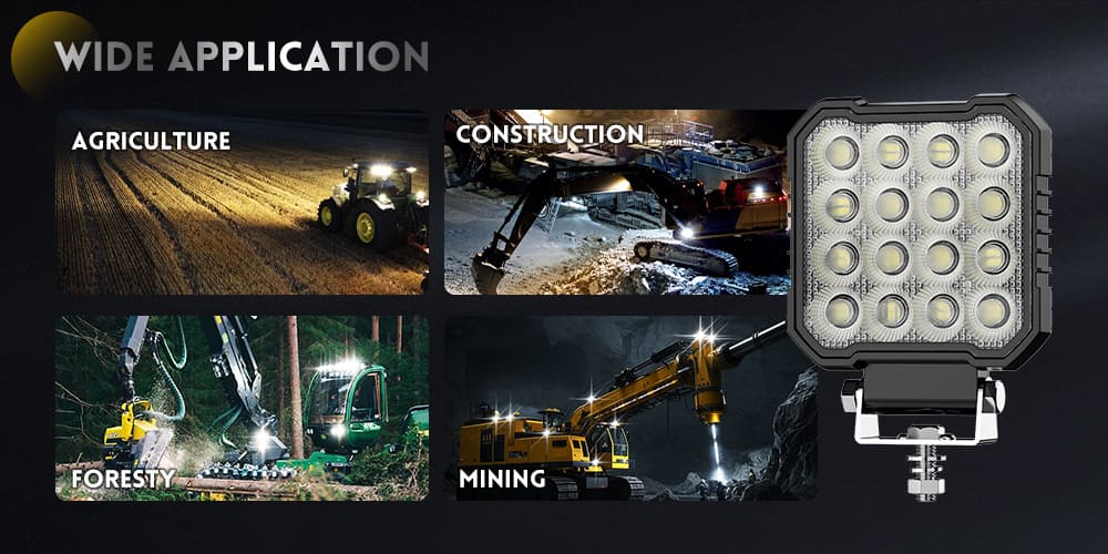 Suministro del tractor de luces LED