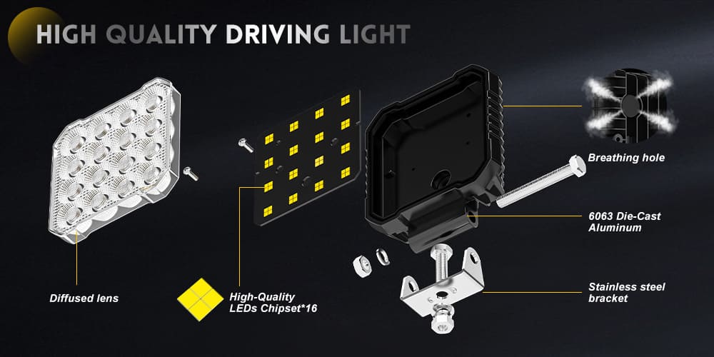 Trabajo de luces de inundaci&oacute;n