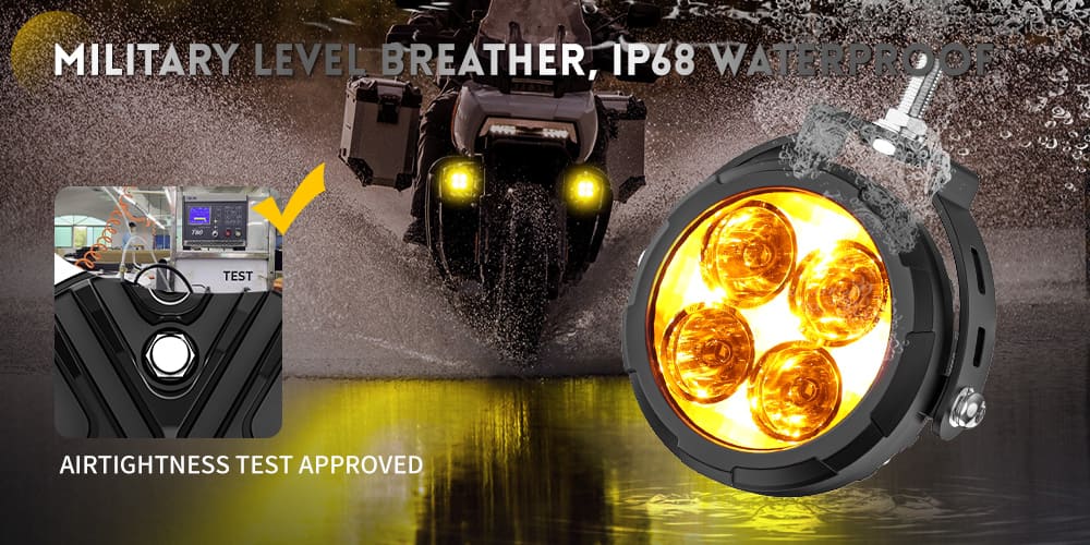 luces de conducci&oacute;n led para motocicletas