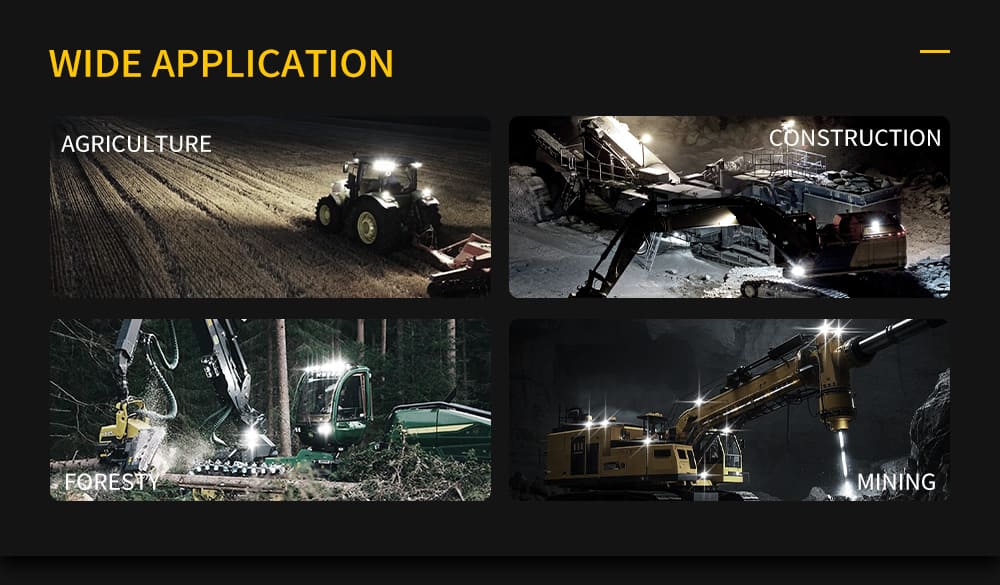 luces de trabajo del tractor LED