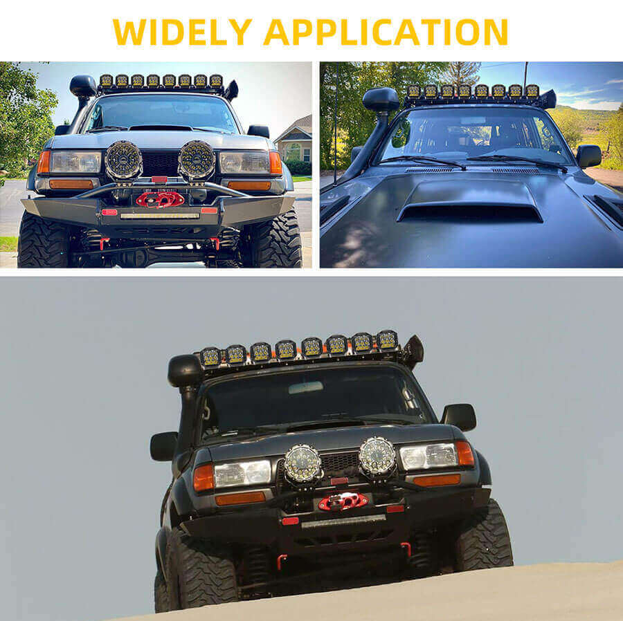 Spotlight de tirador lateral de 5 pulgadas JG-F996-5 Aplicaci&oacute;n