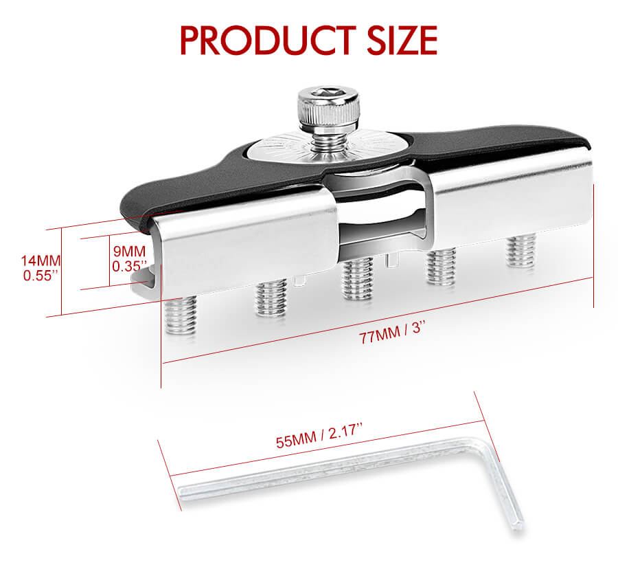 Soporte de montaje de capucha autom&aacute;tica JG-YQ01 Tama&ntilde;o
