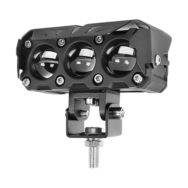 3 Lentes de proyector HI/Luces de conducción auxiliar de viga baja JG-993-3HP