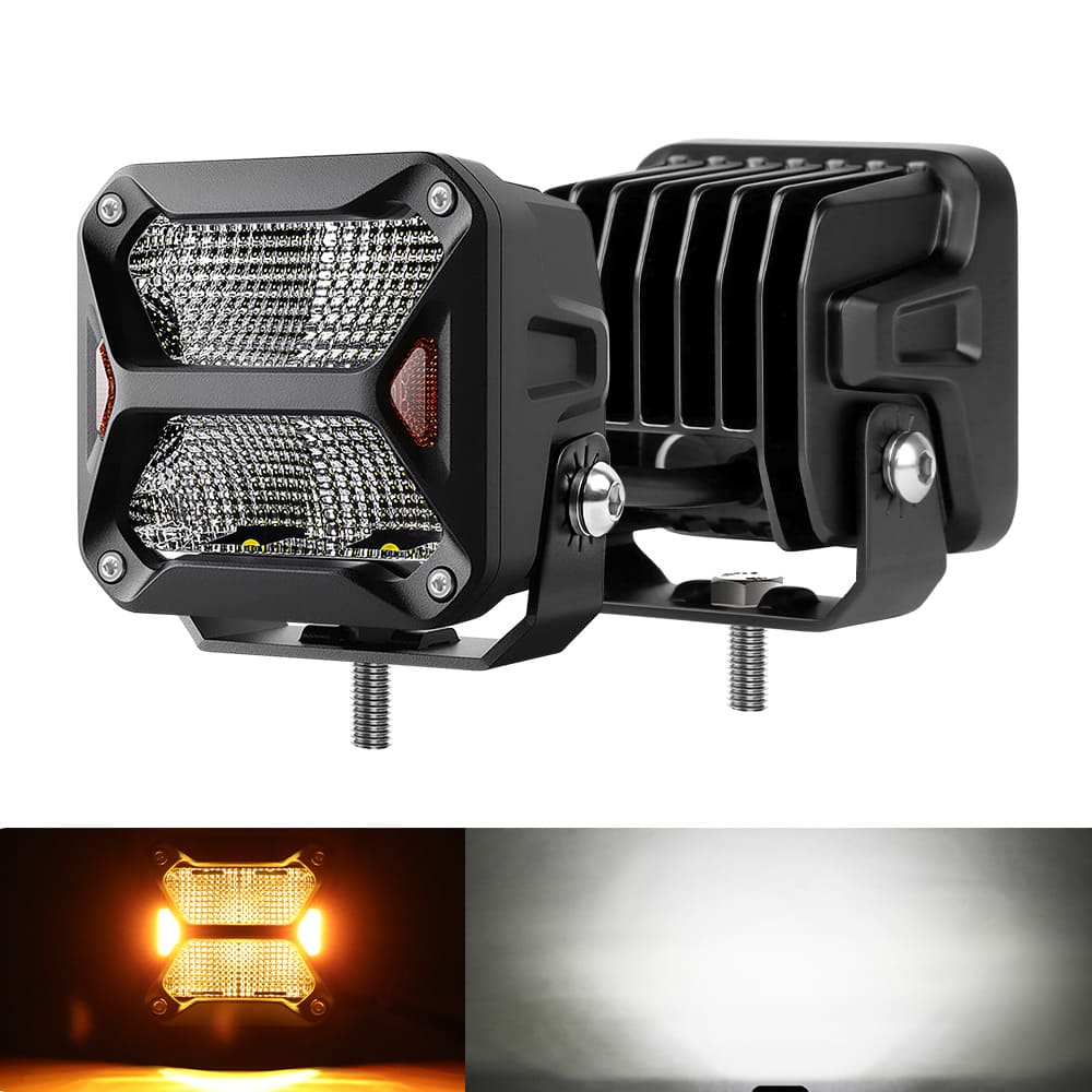 Lámpara de trabajo LED de 3 pulgadas Haz de inundación de 35 W Aprobado por ECE R10-Y995-3IN-F