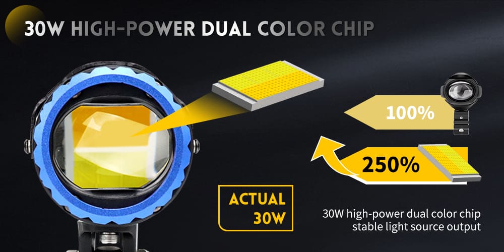 Iluminaci&oacute;n de motocicletas de alta visibilidad