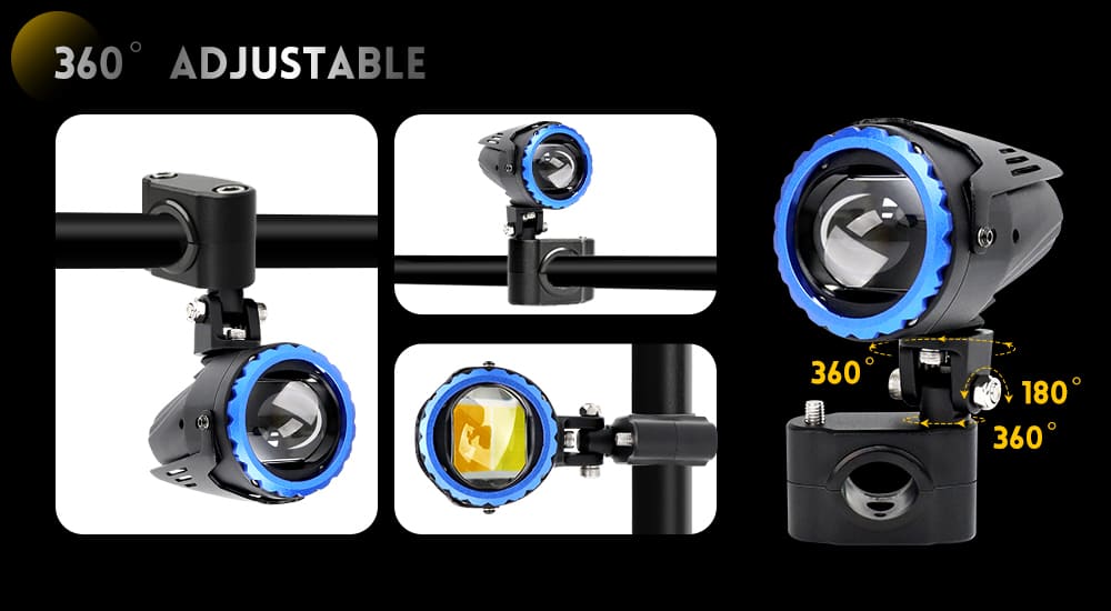 Mini foco de la motocicleta