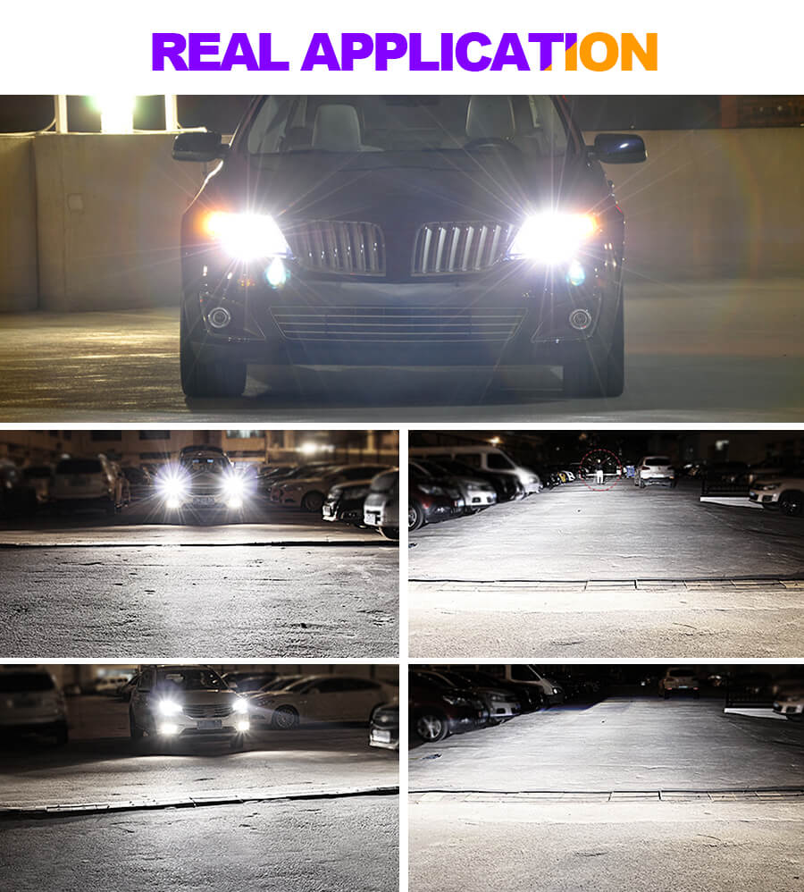 Todas las hebillas de metal H4, H7, H13, H1 LED Aplicaci&oacute;n JG-F8