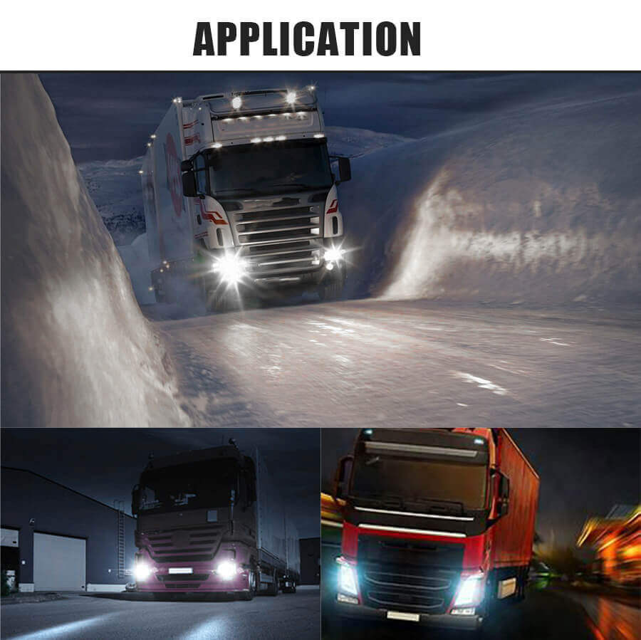 Aplicaci&oacute;n de bombilla de faro de cami&oacute;n de voltaje salvaje JG-GT5