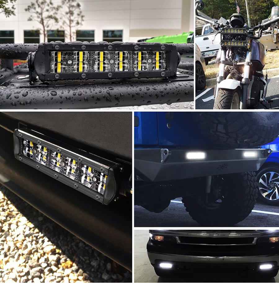 Super brillante Dual Filas Offroad Barra de luz JG-9620A Aldicaci&oacute;n