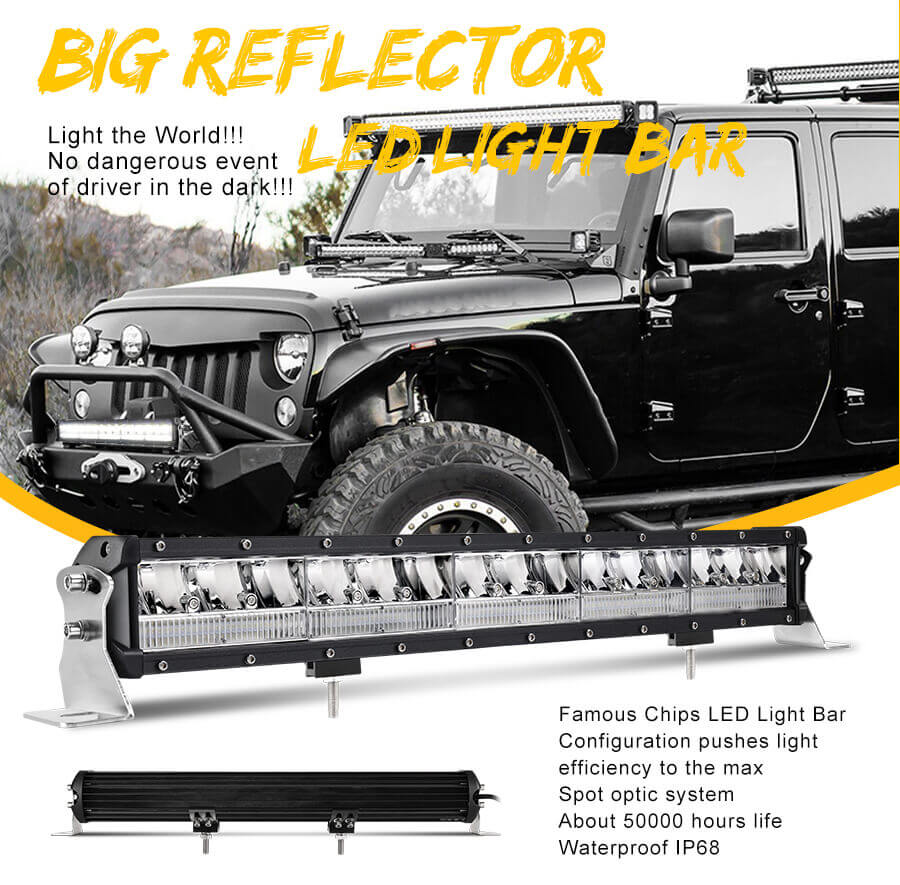 Eagle Series &reg; New LED Light Bar Factory JG-9624L Ventajas (2)