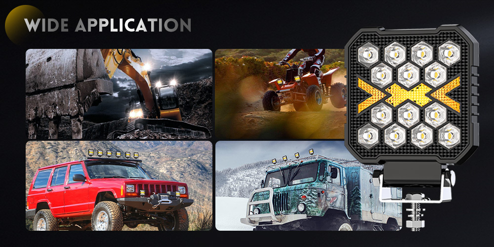 luces de trabajo LED para veh&iacute;culos de servicio pesado