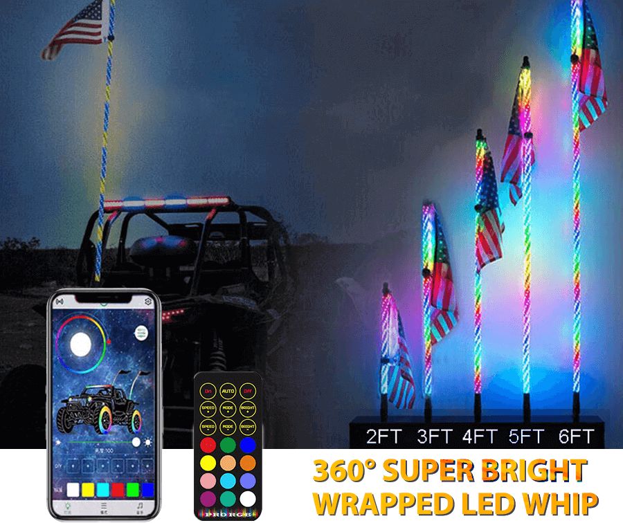 LED LEAD LUCHES MAYORES PARA ATV, UTV JG-ZS801 Detalles