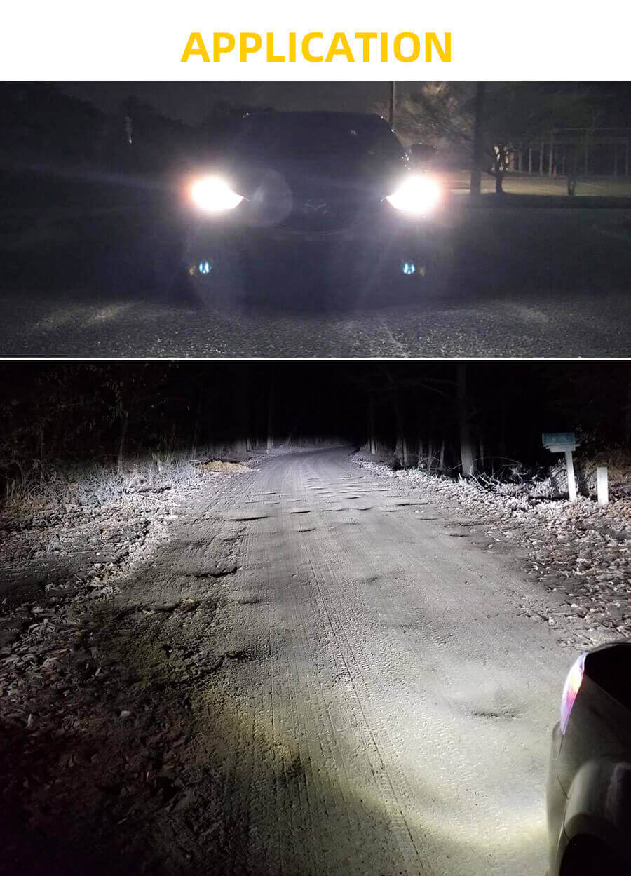 Bombillas de faro sin ventilador de alta potencia Bombillas JG-Q10 Ventajas (1)