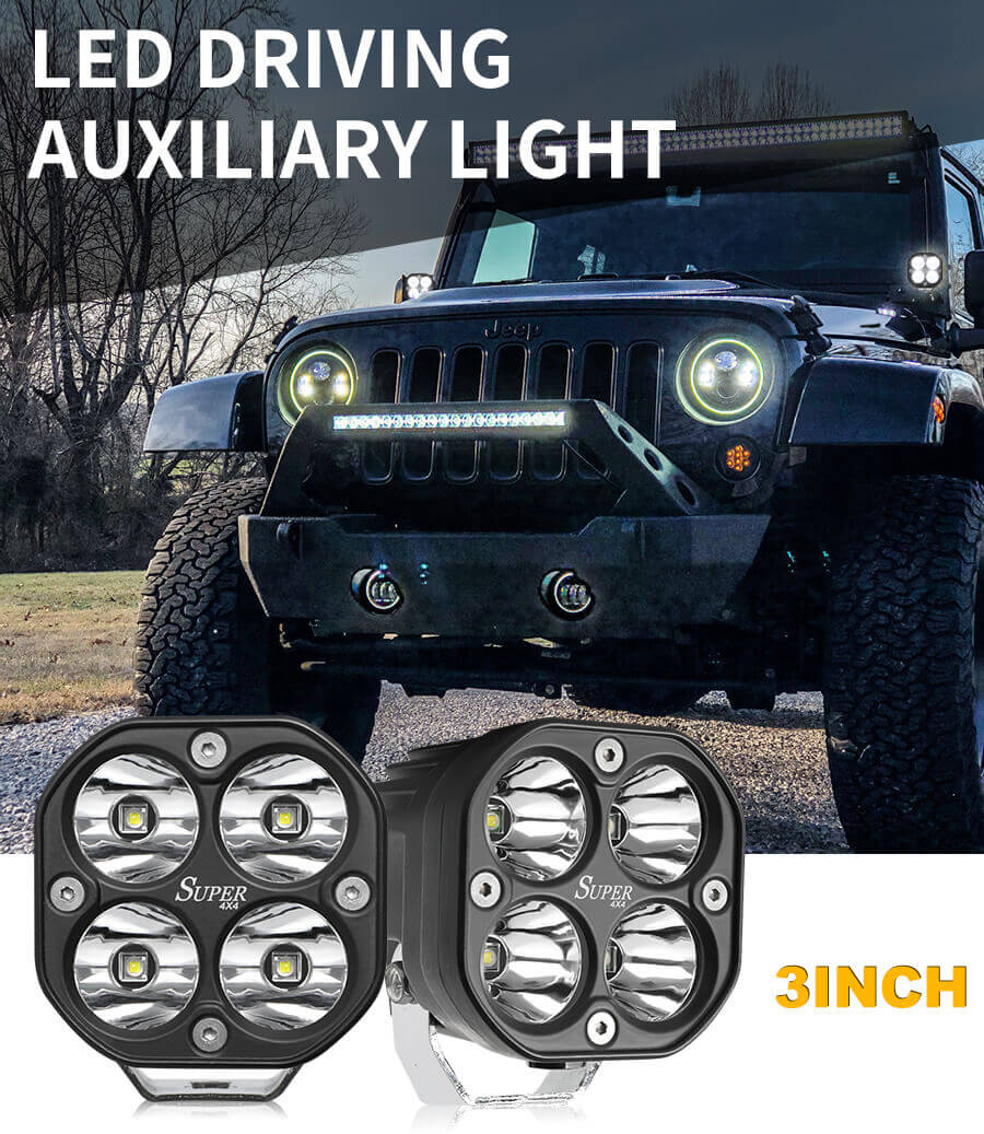 Jeep Light Pods de 3 pulgadas Fabricante JG-954H Detalles