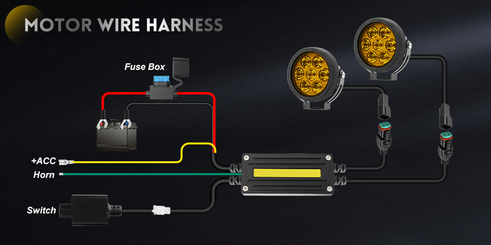 Instalaci&oacute;n f&aacute;cil de cableado de motocicletas