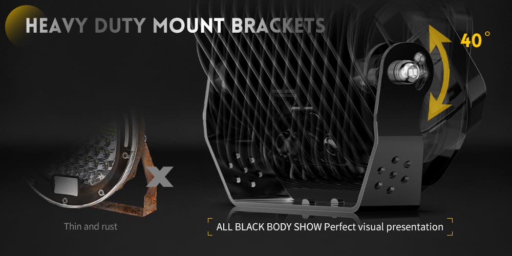 7 luces de conducci&oacute;n LED