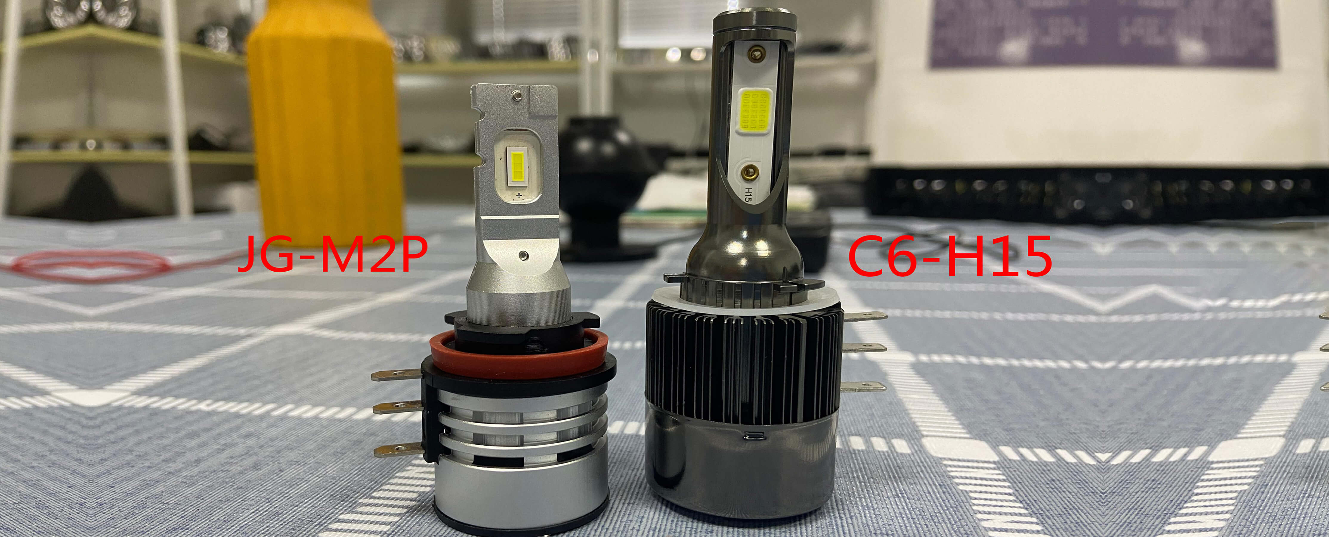 Tama&ntilde;o del conector JG-M2P y C6 H15 diferente