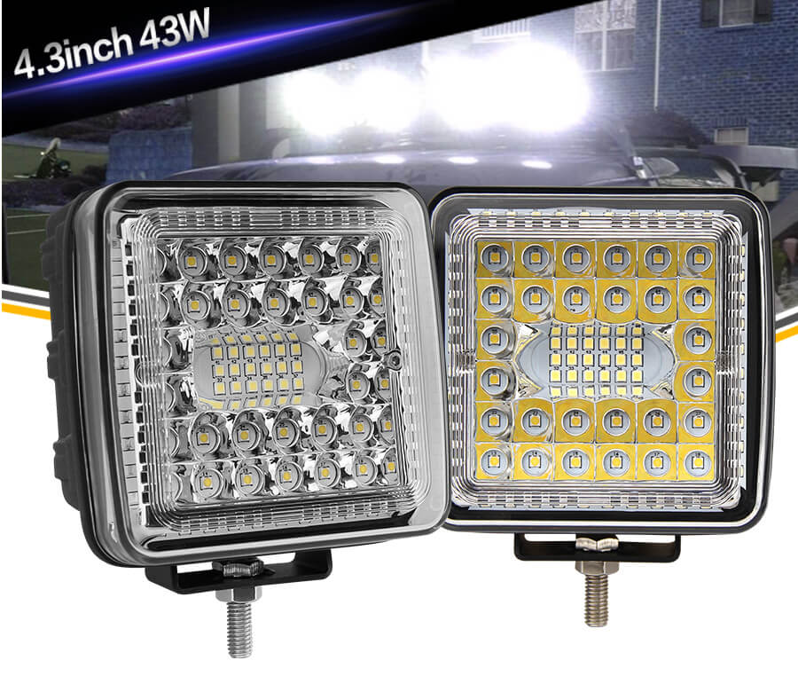 Luces de trabajo LED de 4 pulgadas para detalles de cami&oacute;n JG-957F