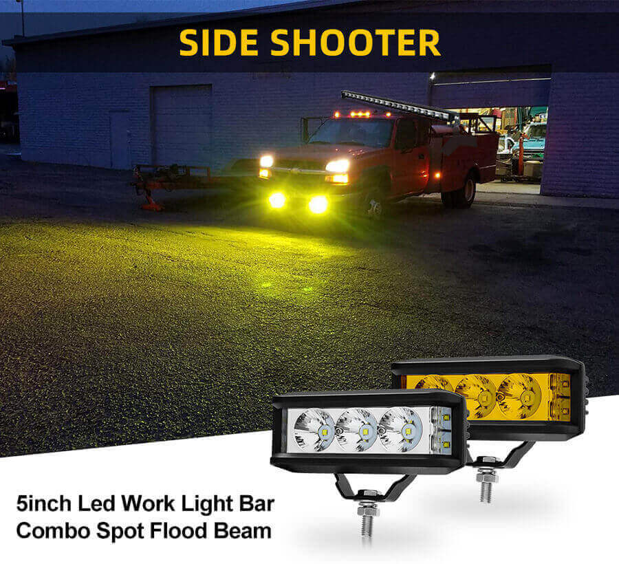 5 Soother Shooter LED Trabajo Light Bar Company JG-925 Detalles