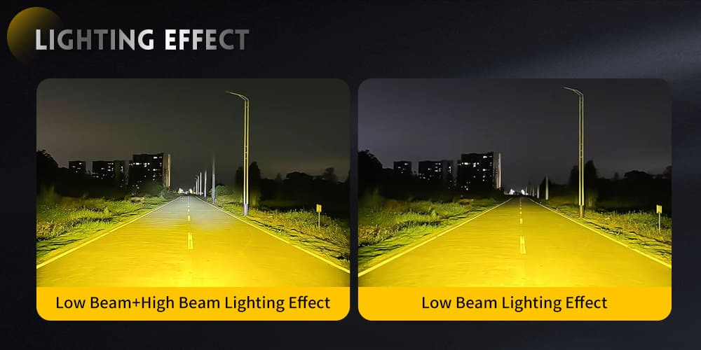 Luces fuera de carretera de motocicleta