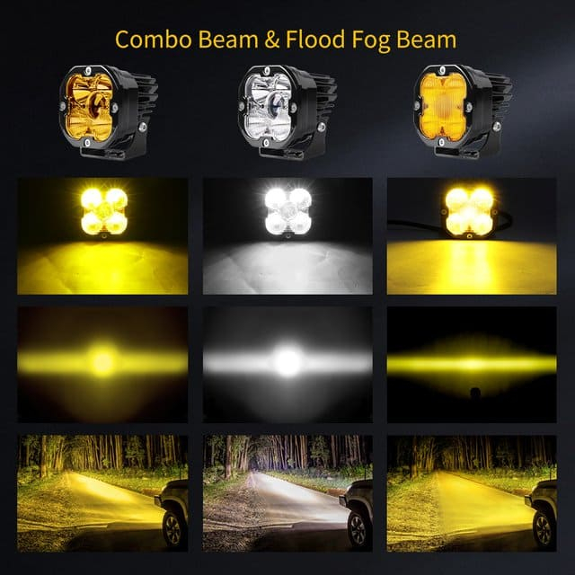 Fabricante de cápsulas de luz LED con haz de inundación de 3 pulgadas -L030-LED-F