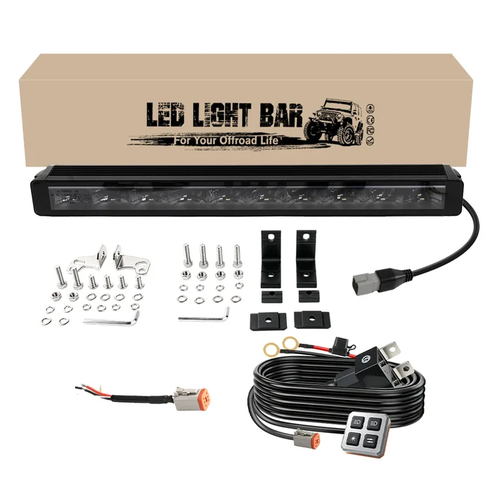 Barra de luces antideslumbrante de doble haz con DRL dinámico