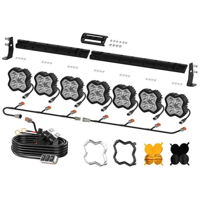 Barra de luces LED conectable con DRL dinámico de dos colores 