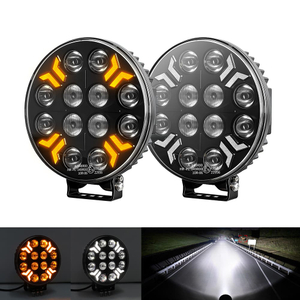 Apex XT Foco para camión de 7 pulgadas, 260 W, con luz de posición estroboscópica, 901Y-20-7