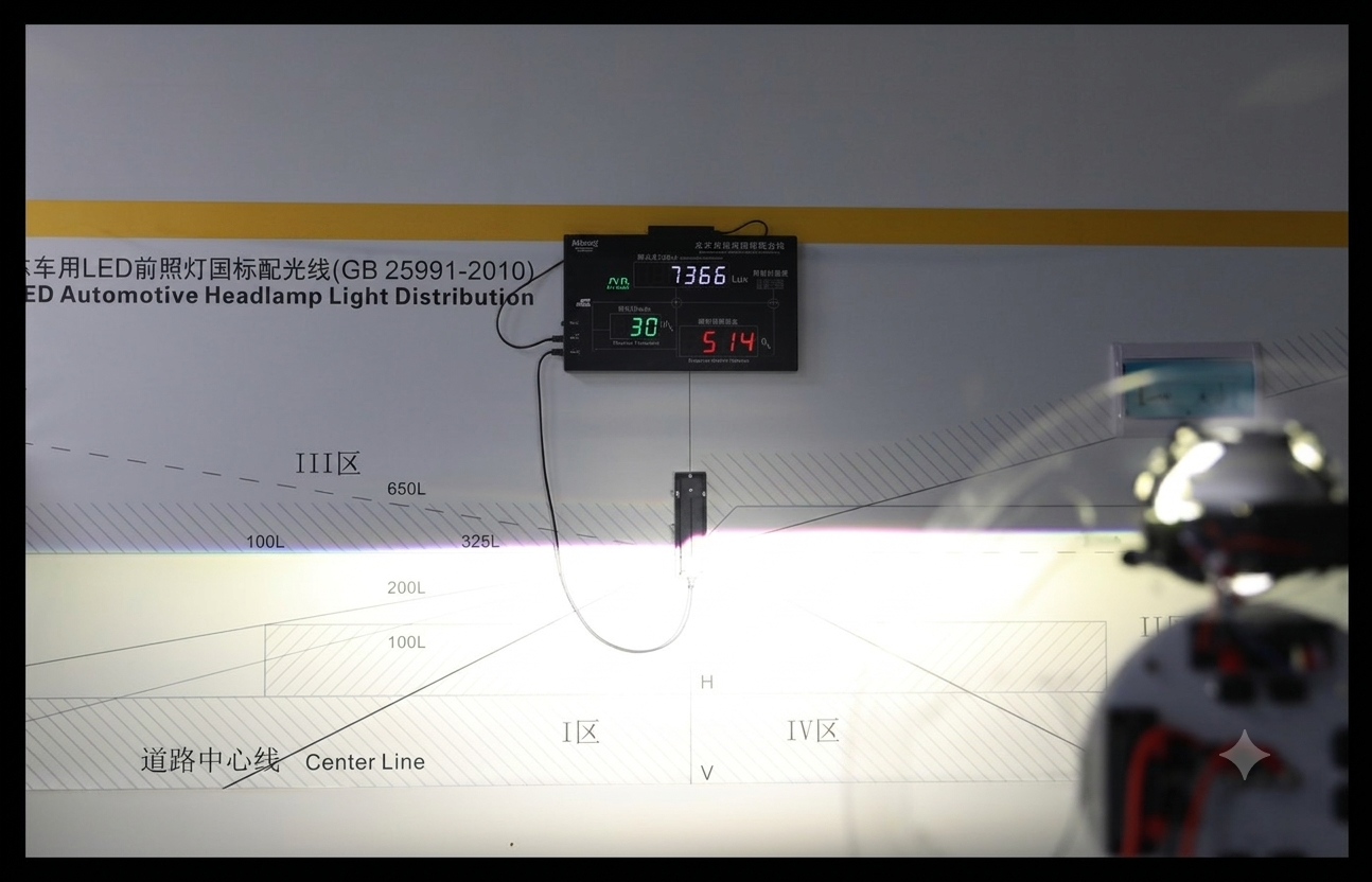 Cómo leer los parámetros del medidor de lux de los faros: visualización del rendimiento de la iluminación del automóvil